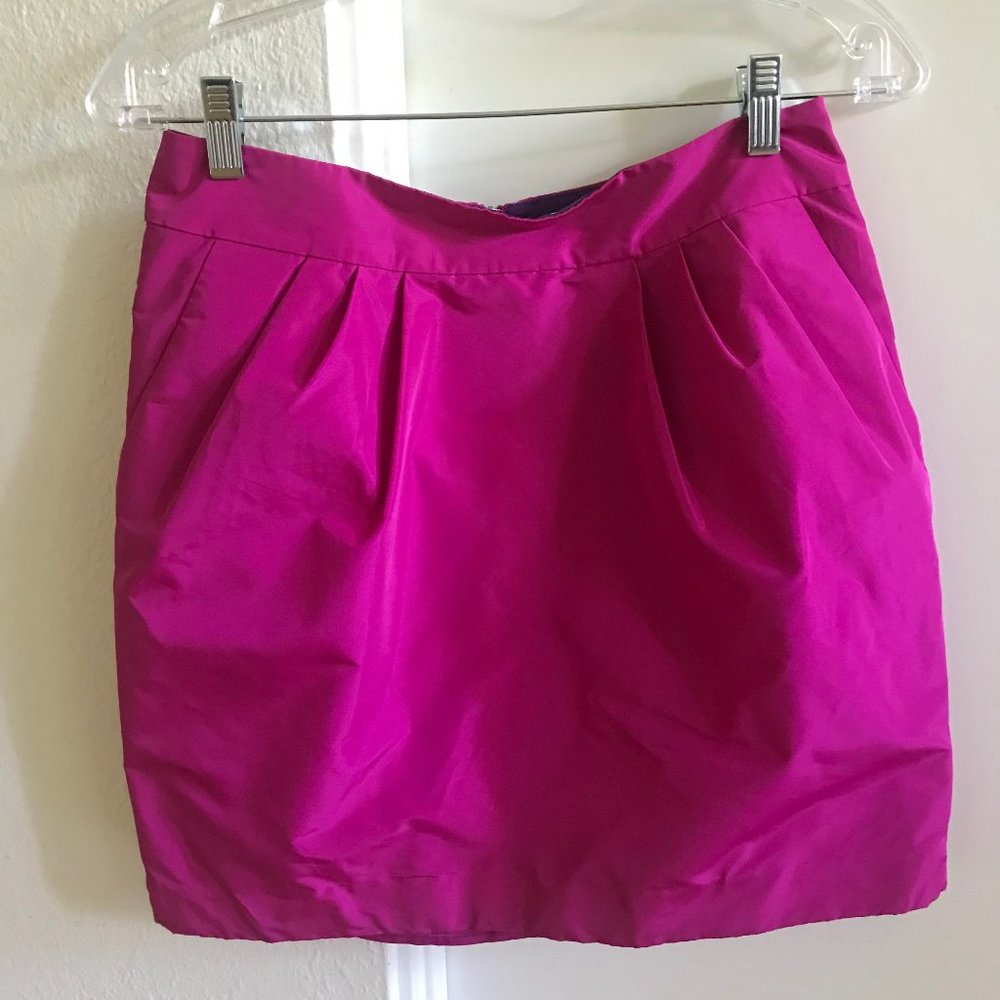 Banana Republic fuschia pink mini party skirt